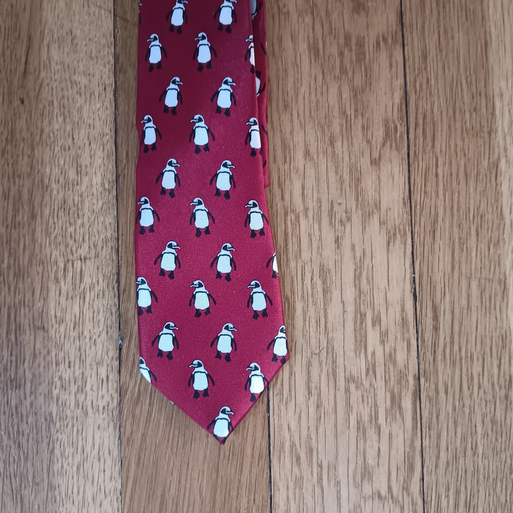 The Children's Place Red Penguin Tie